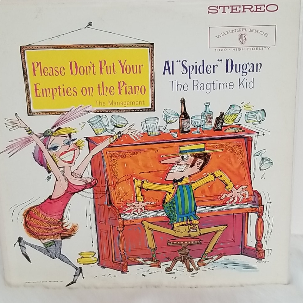 LP: 1959 AL DUGAN, Please Don't Put Your Empties - vintage 65 year old